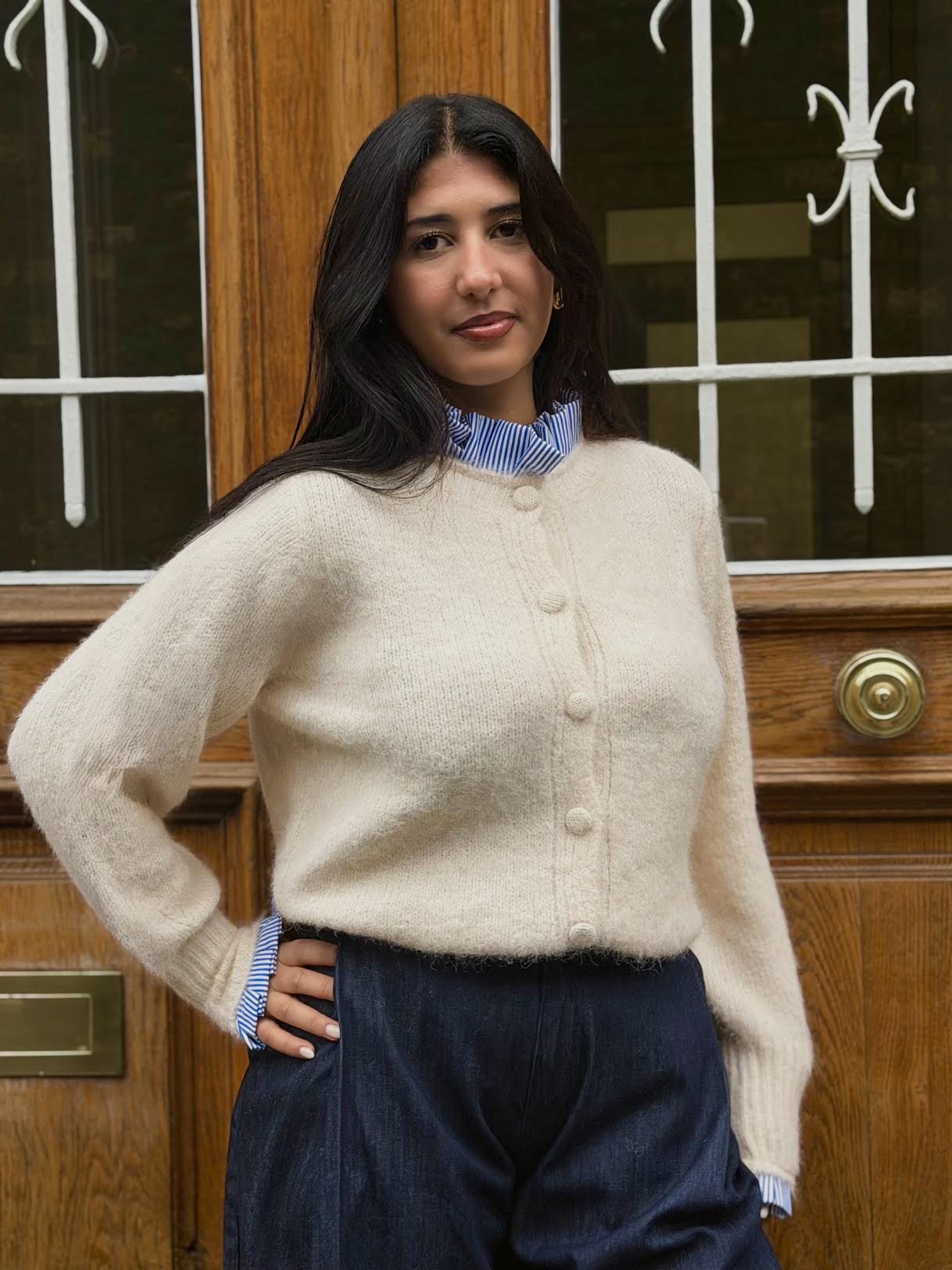 Pull CHARLOTTE - Bleu/Blanc