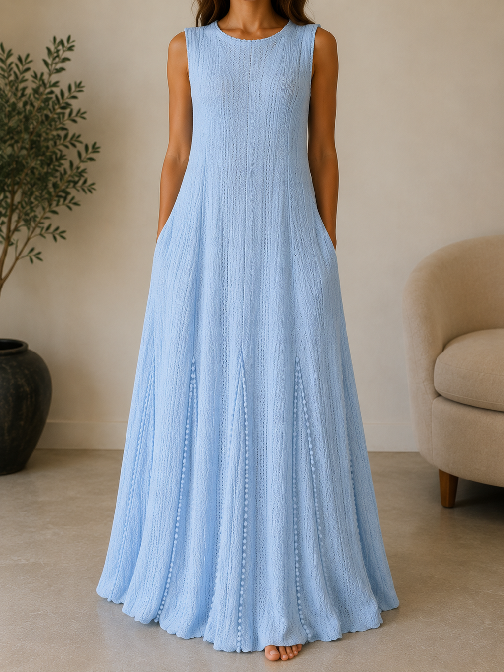 Robe AMBRE - bleu ciel