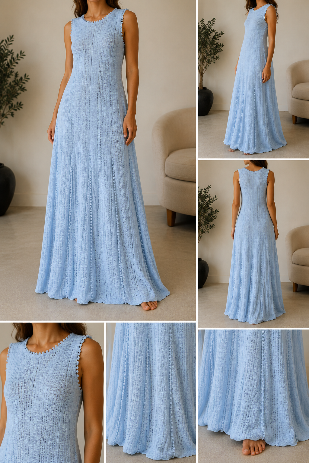 Robe AMBRE - bleu ciel