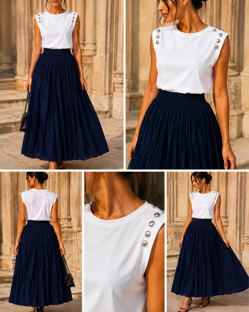 T-shirt KENZA - blanc