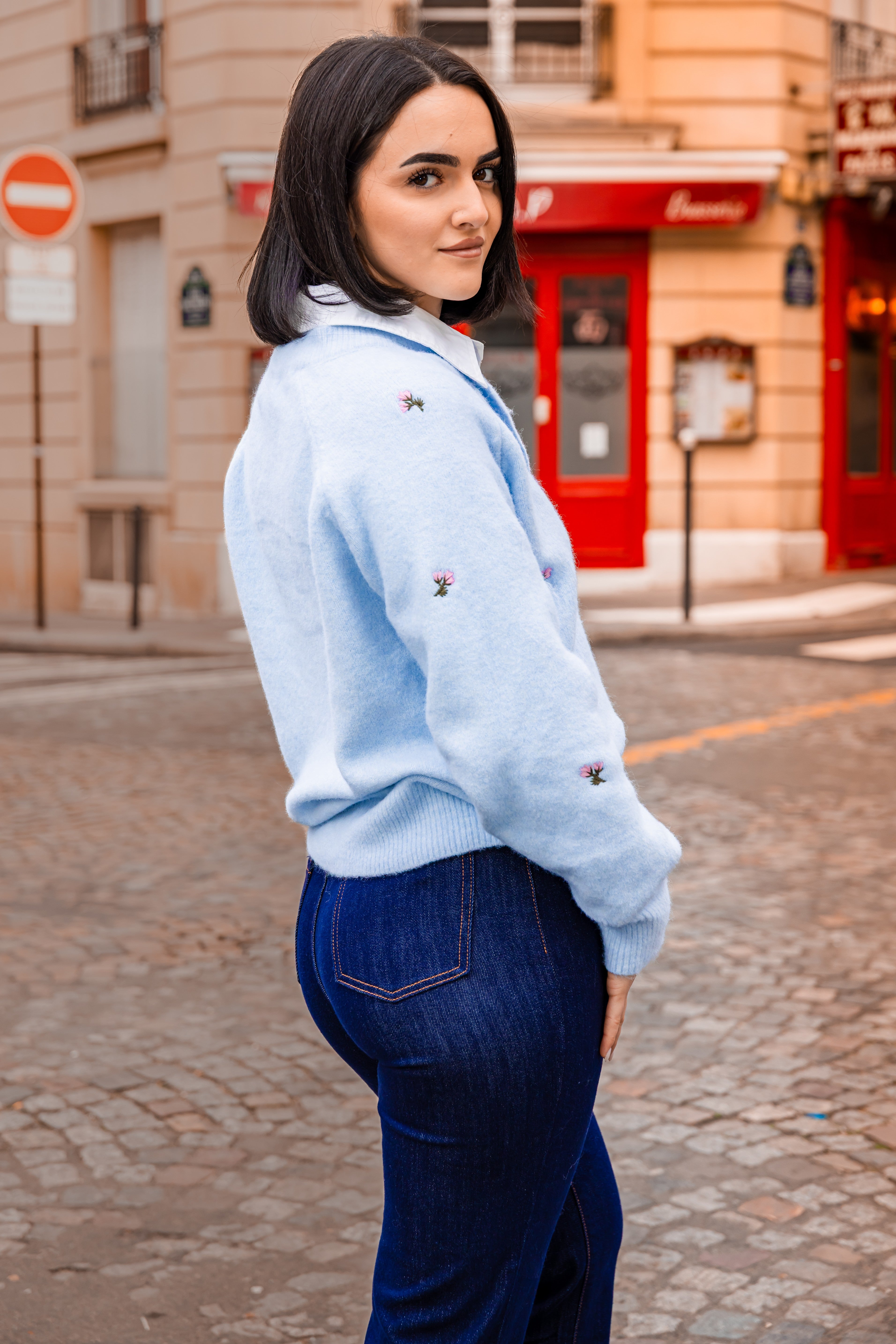 Pull JASMIN Bleu.