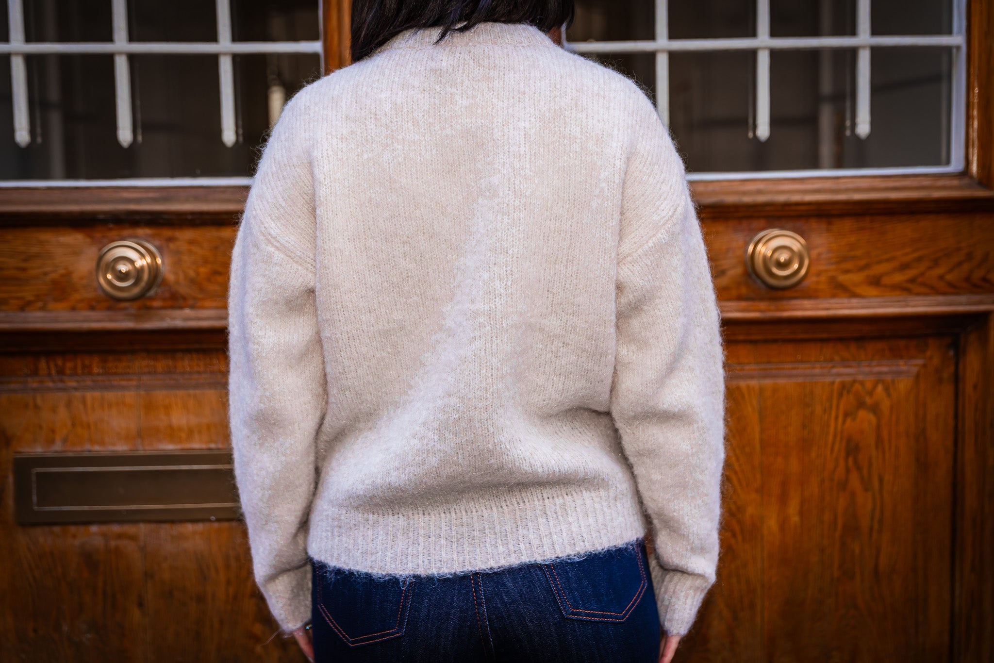 Pull LISA blanc/bleu.