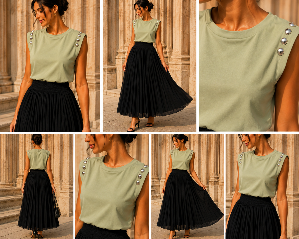T-shirt KENZA - vert