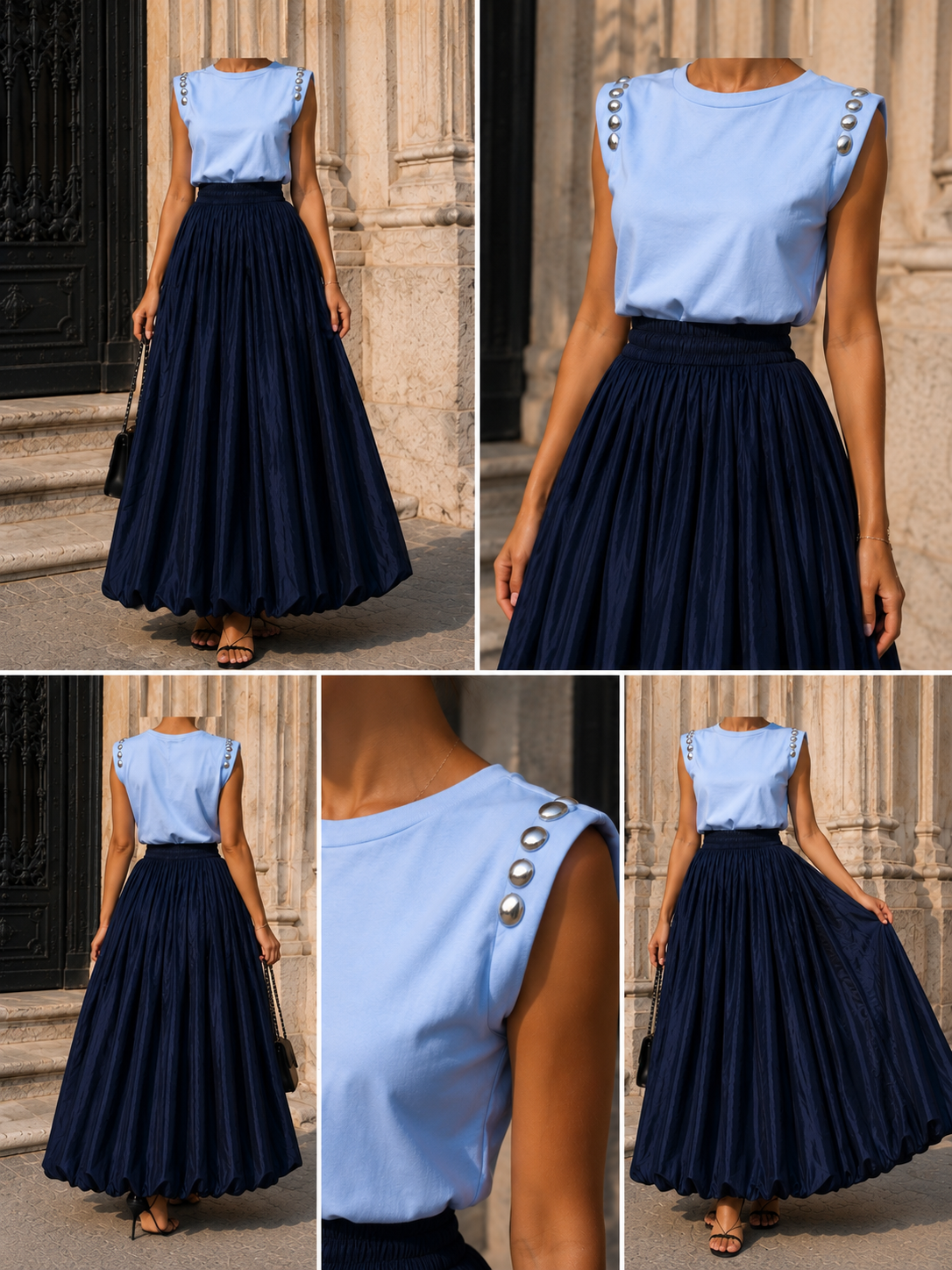 T-shirt KENZA - bleu