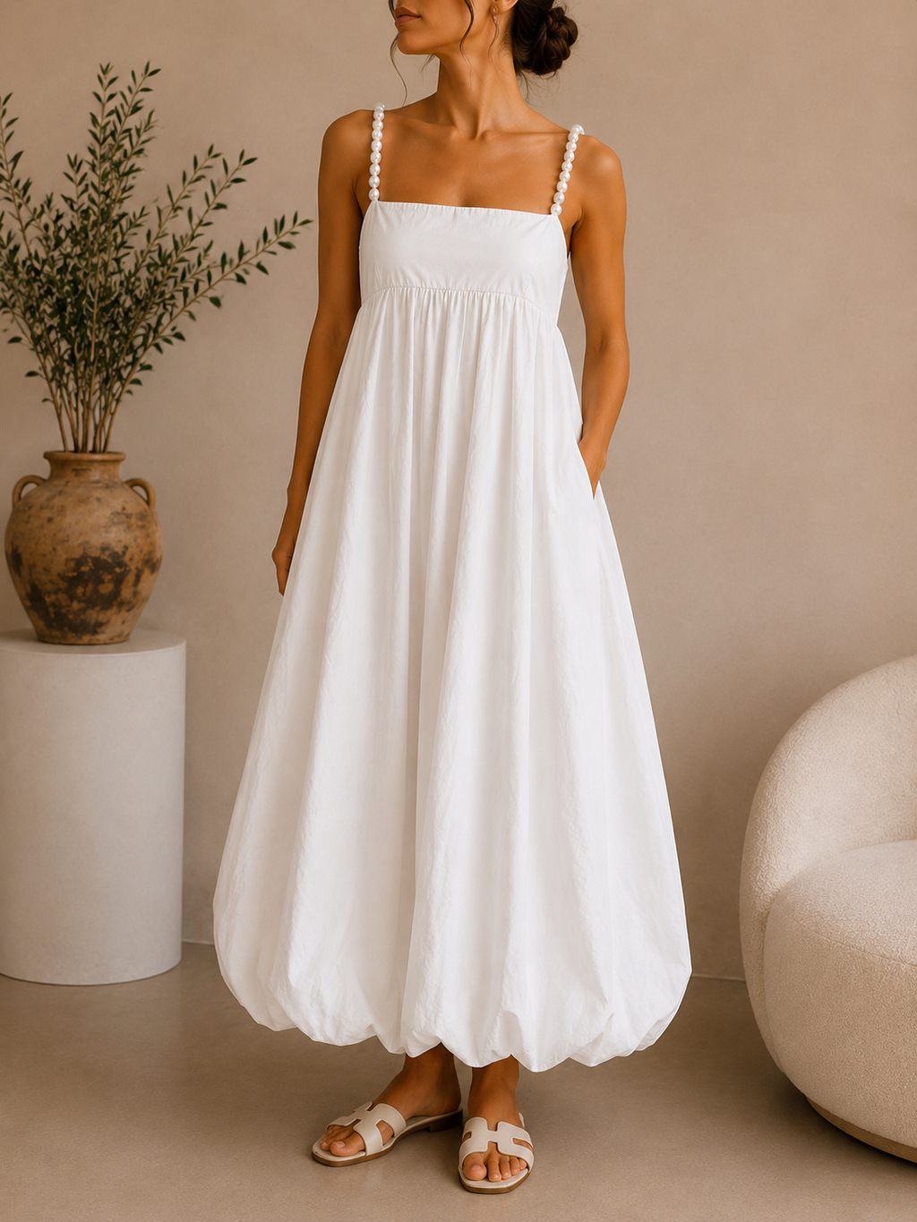Robe NEYLA - blanc