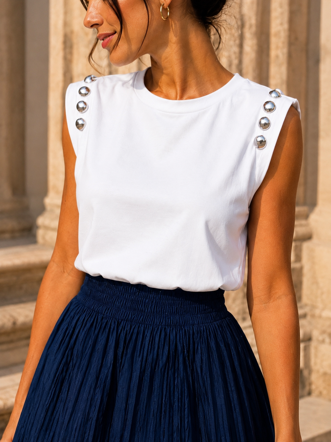 T-shirt KENZA - blanc