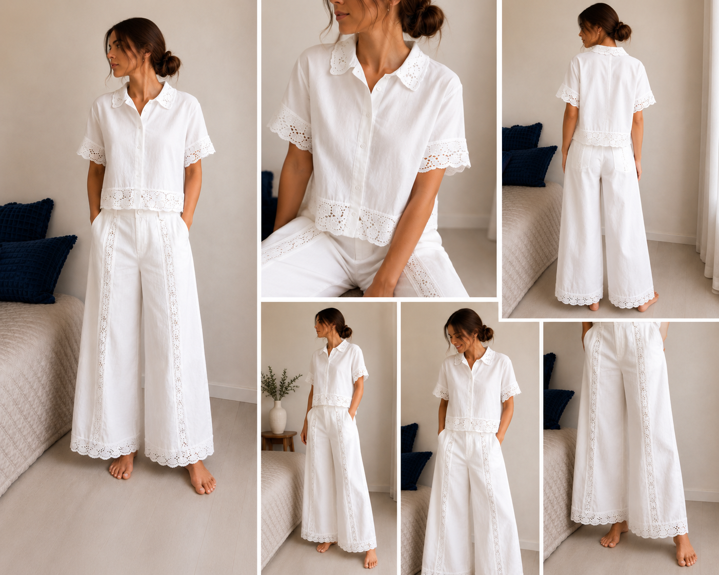 Ensemble WIDAD - blanc