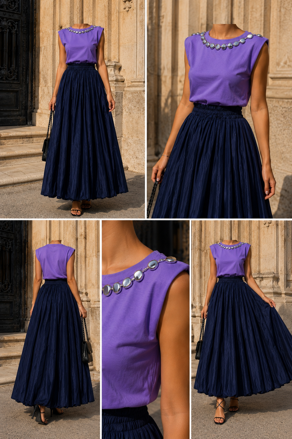 T-shirt YASMINE - violet