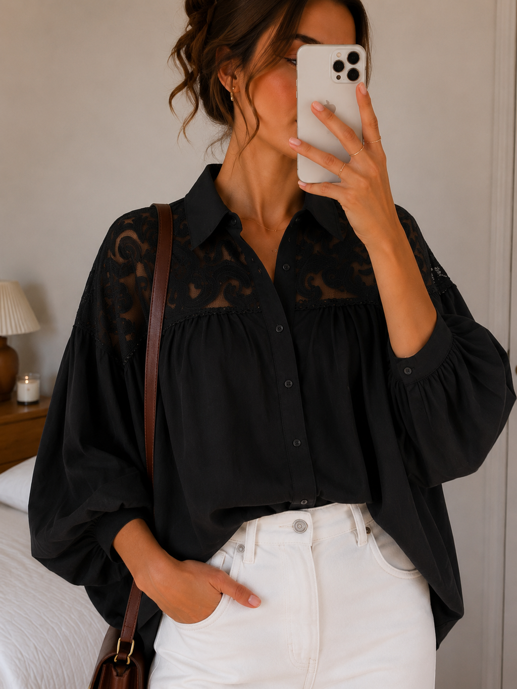 Chemise CANDICE - noir