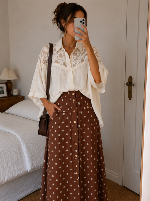 Chemise CANDICE - écru