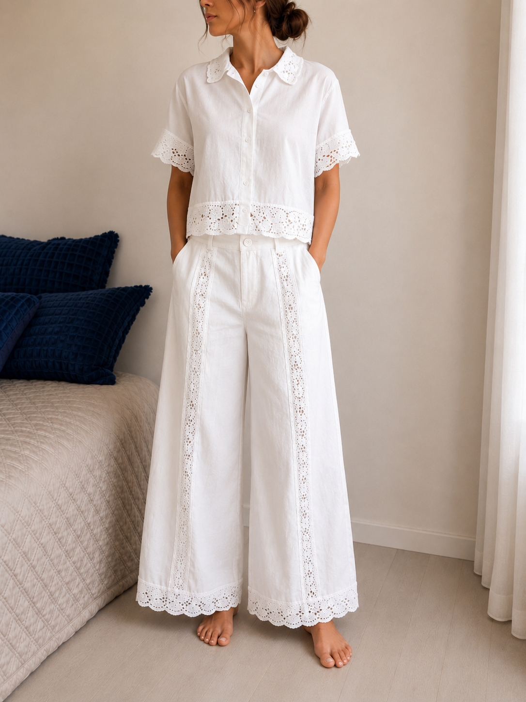 Ensemble WIDAD - blanc