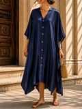 Robe/kimono SAMIRA - bleu nuit