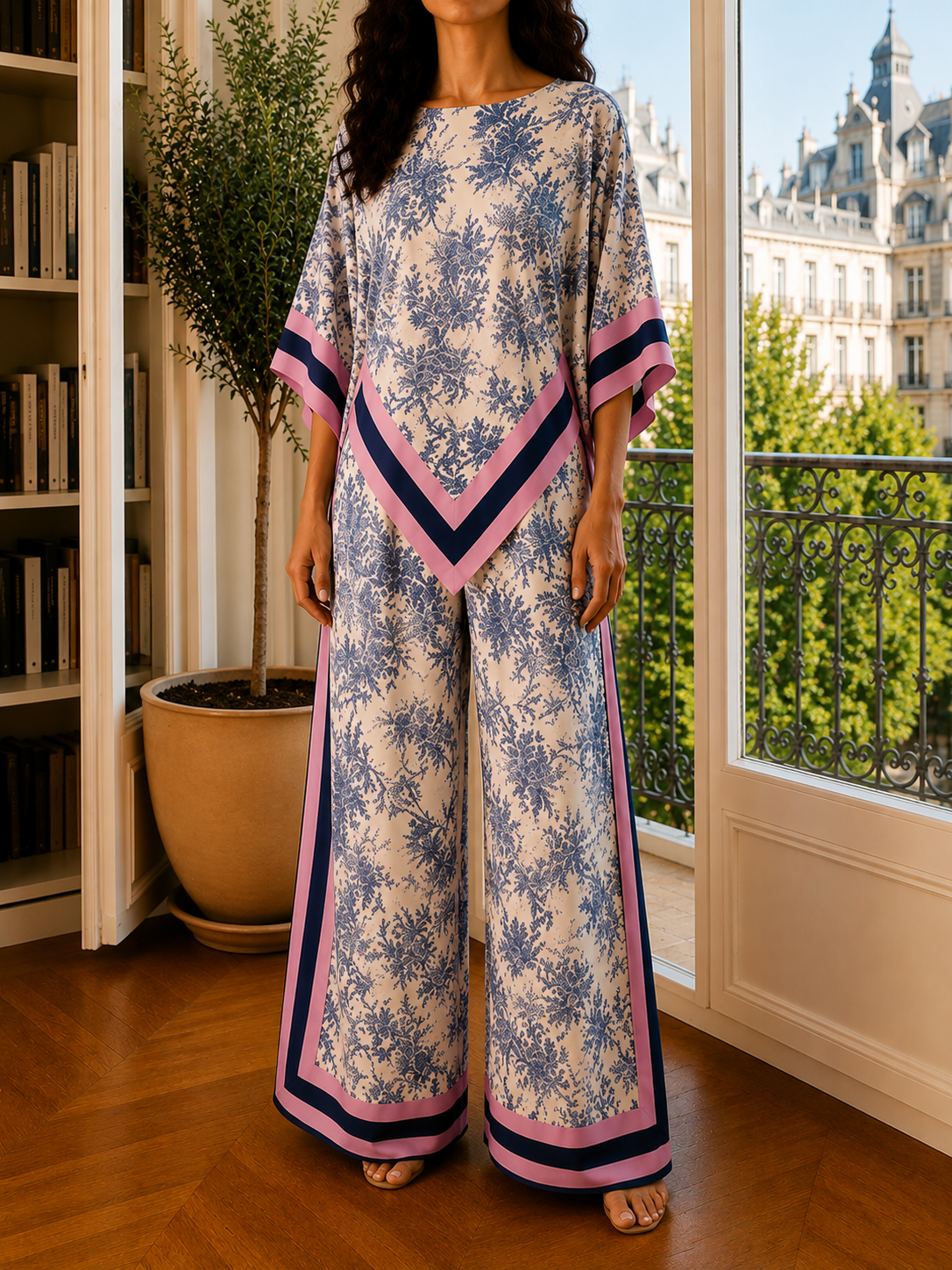 Ensemble MILLA - bleu/rose