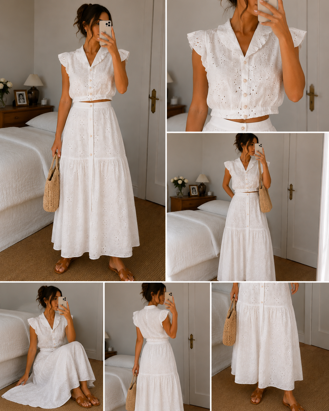Ensemble DIANE - blanc