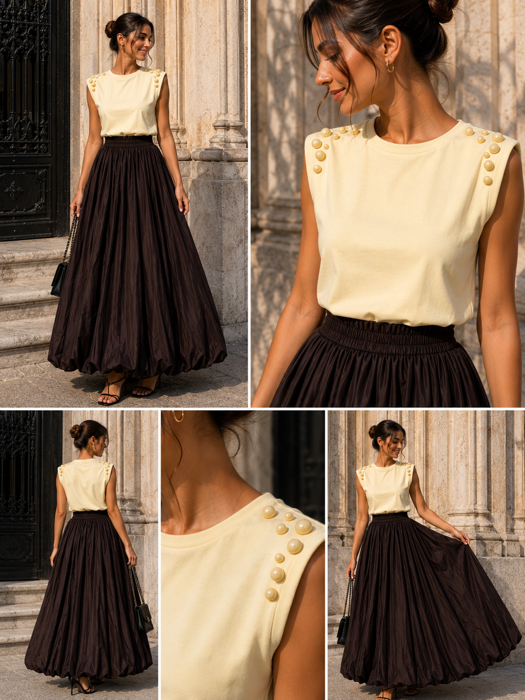 T-shirt EMMA - jaune