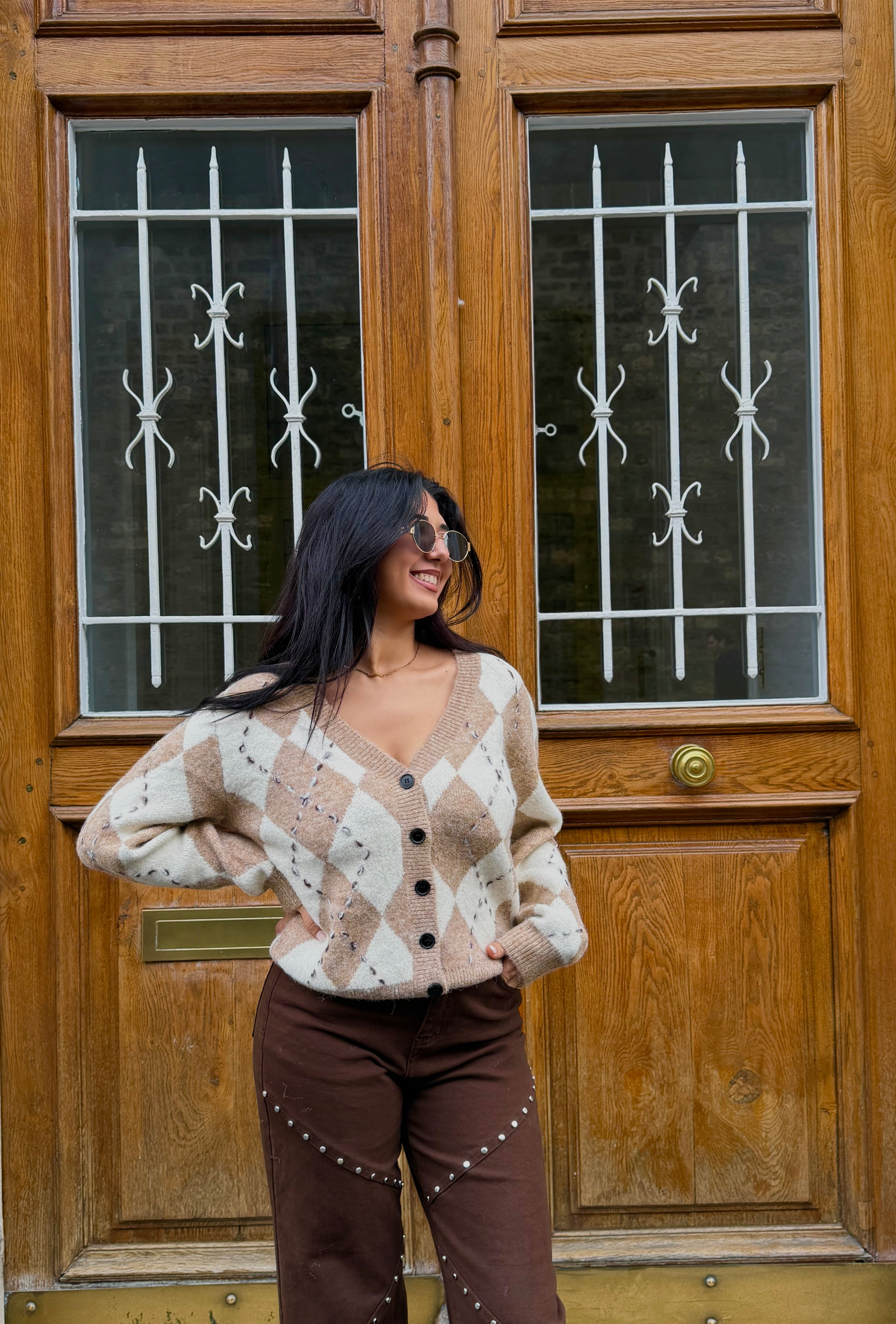 Pull SOFIA - Écrue/Blanc