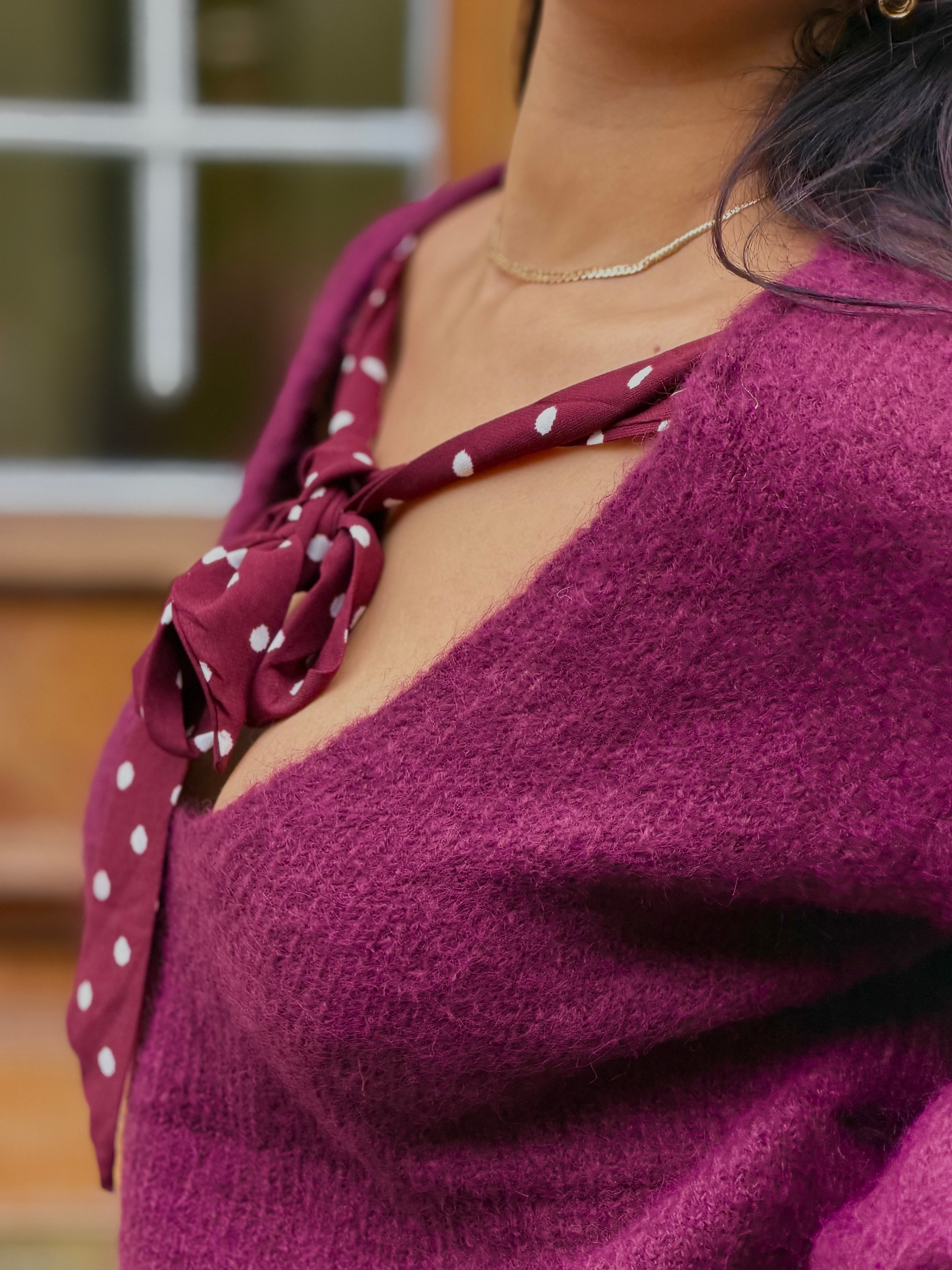 Pull LOUISA - Bordeaux