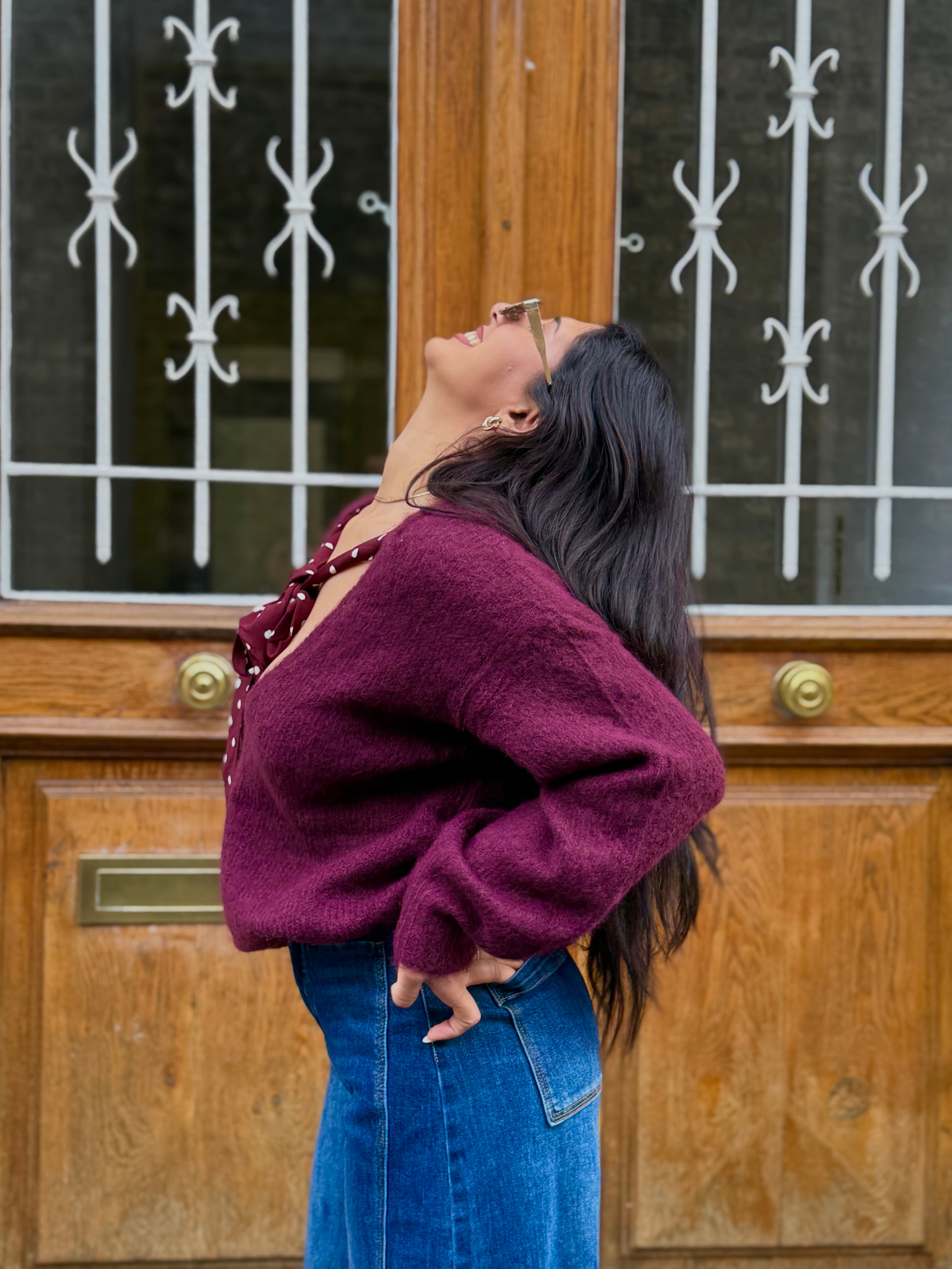 Pull LOUISA - Bordeaux