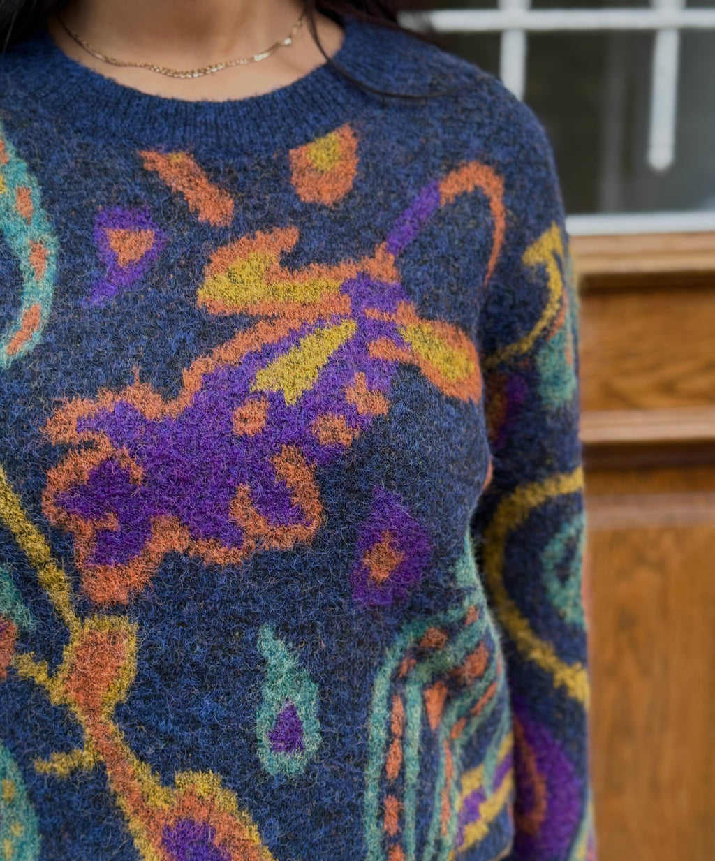 Pull HERNANDEZ bleu.