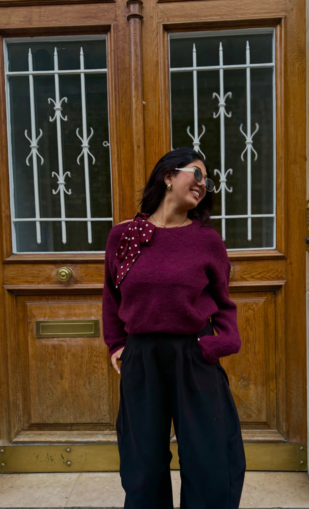 Pull LAURA - Bordeaux.